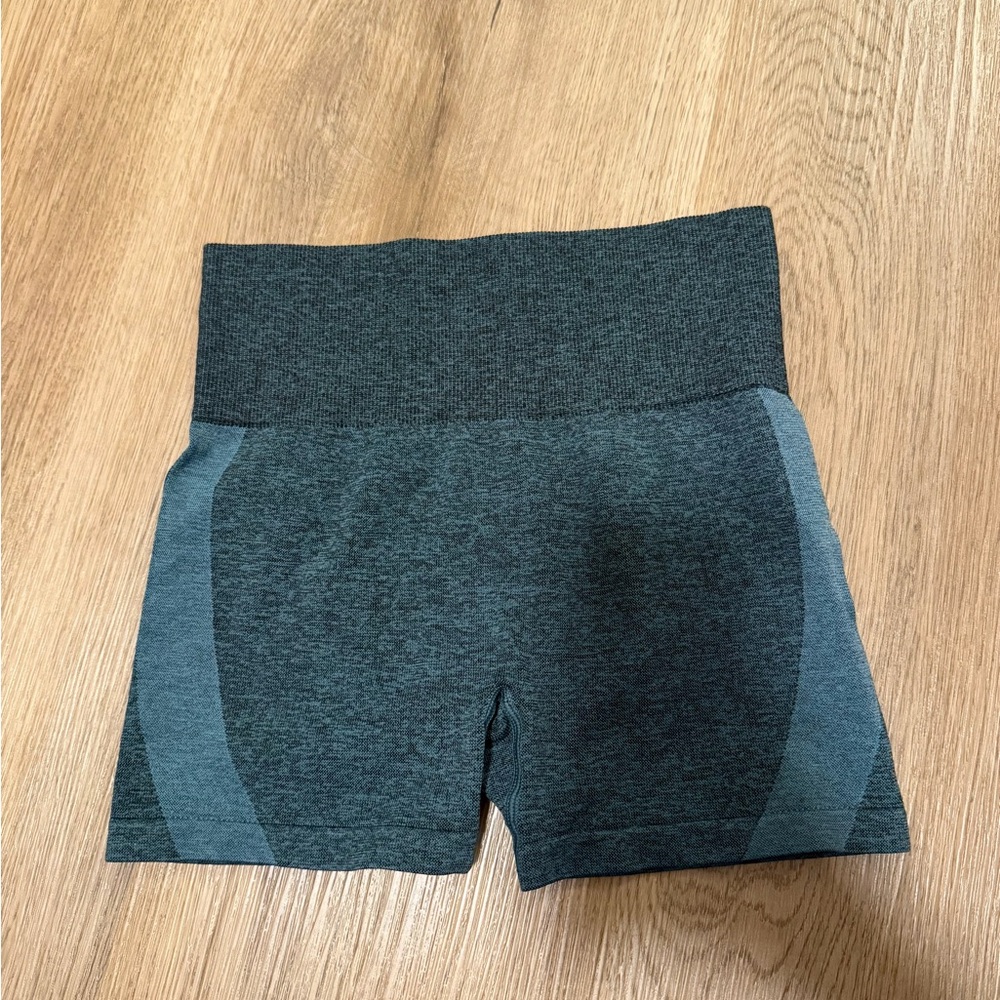 Women's Dark Gray High-Waisted Shorts